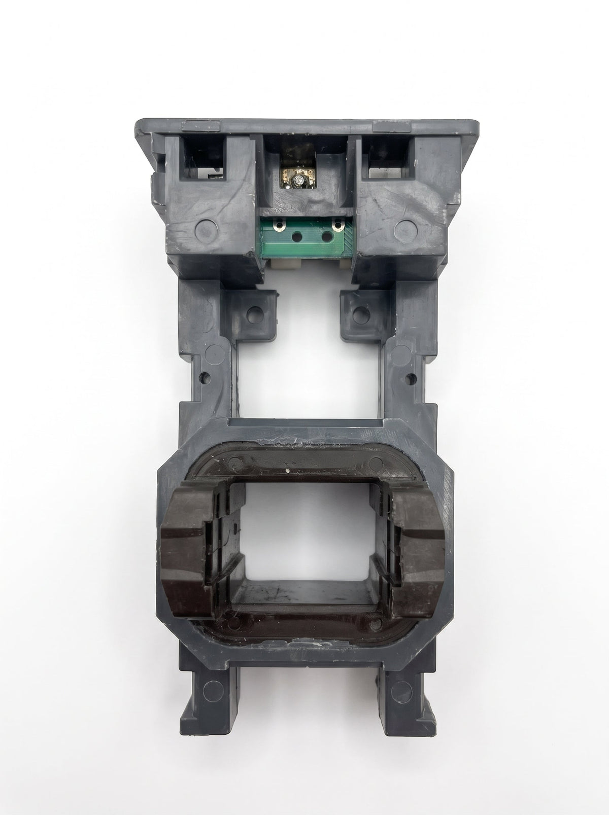 Front view of the Potric LX1-FF heavy-duty replacement AC contactor coil for 115A to 150A frames.