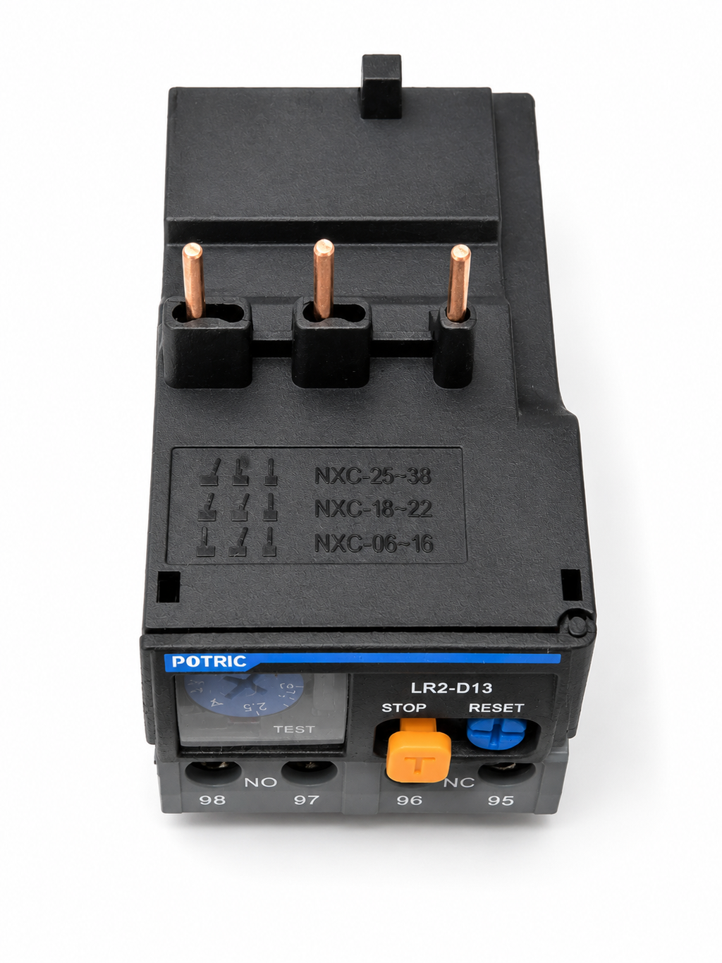 LR2D Series Thermal Overload Relay, 23–65A, Motor Protection Relay