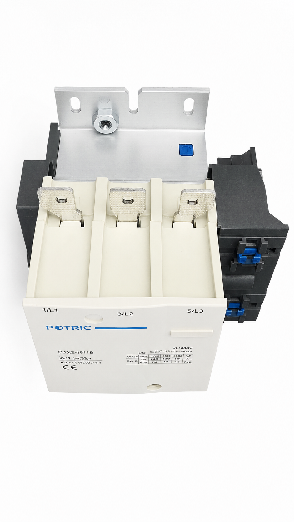 LC1 Series AC Contactor, 115A–800A, 3 Pole, 220V AC Coil Voltage