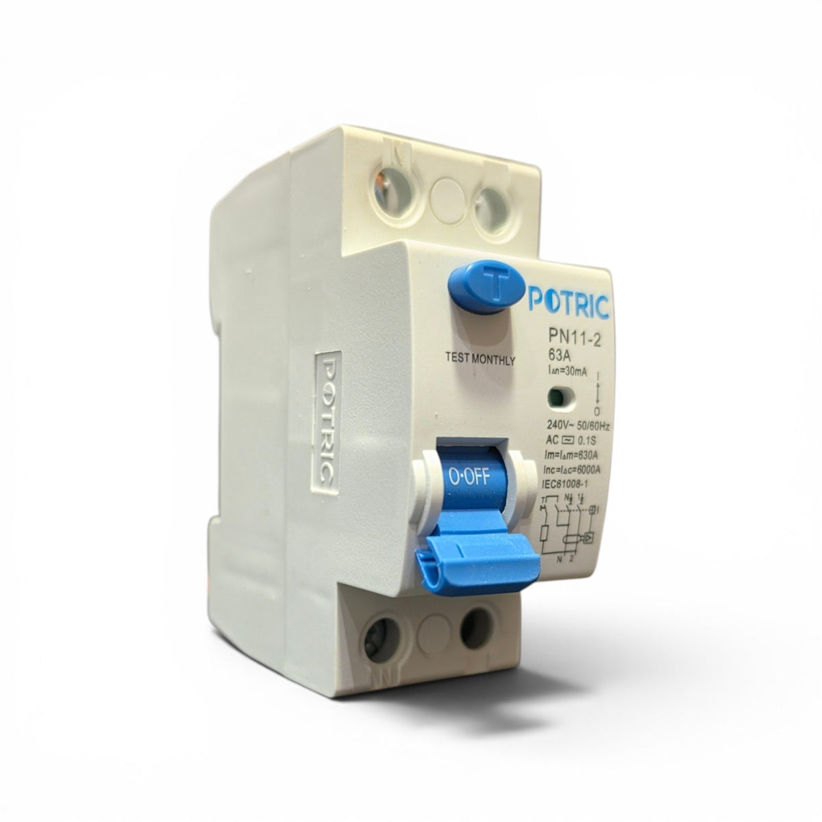 Potric_PN11_RCBO_Side_View