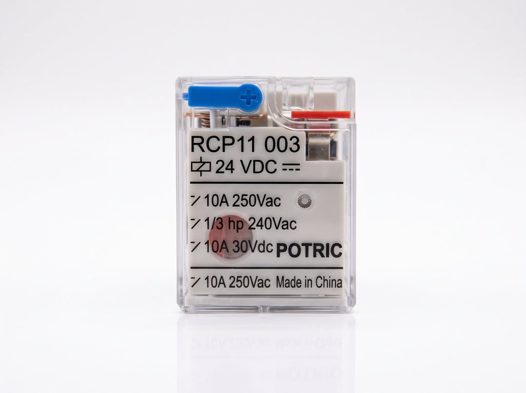 Potric 11-pin AC control relay.