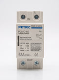 Potric POVD-6063A 63A digital voltage protector dual display front view