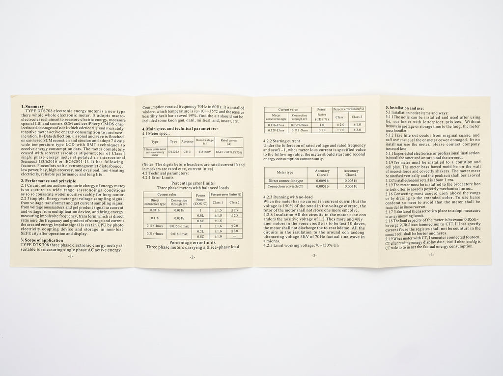 Three-Phase Four-Wire Energy Meter PTS788 | Potric – Potric-eg