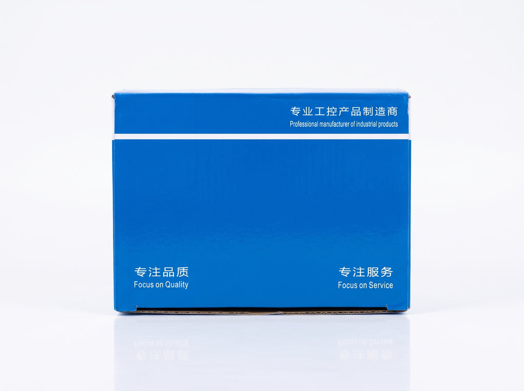 Industrial commercial packaging for Potric three-phase solid-state relays and automation components.